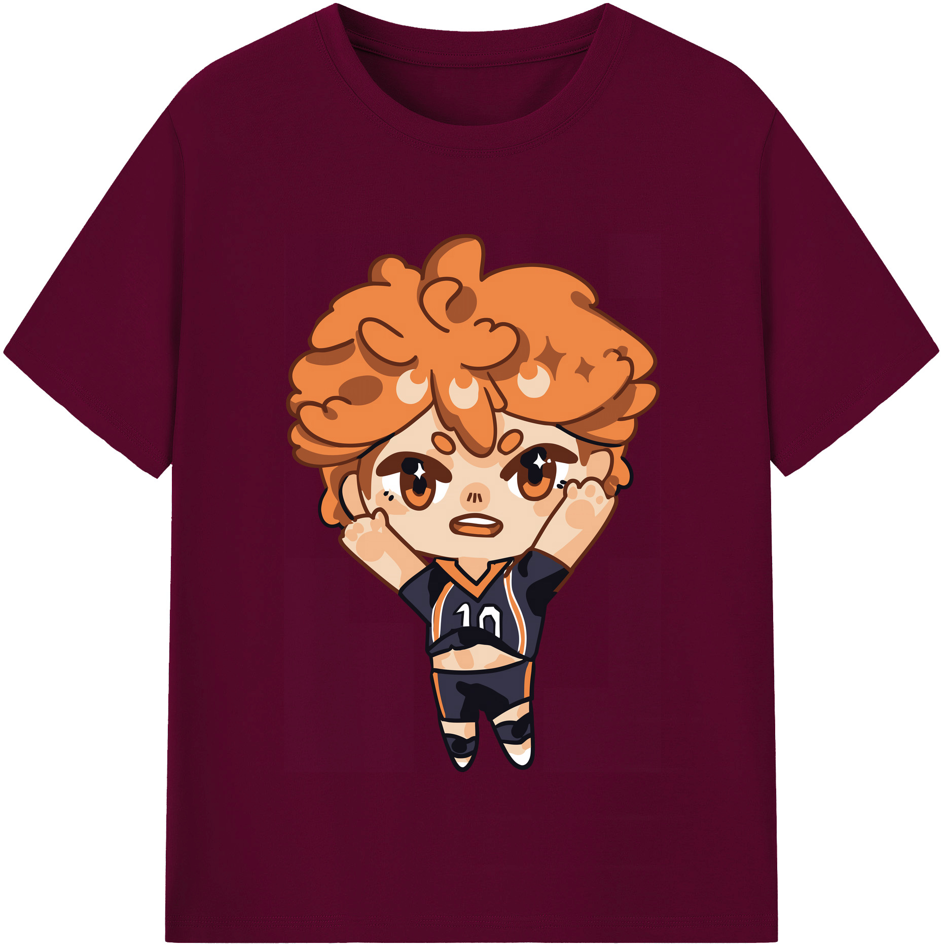 （画像用） ハイキュー!! Haikyu!! レディースカジュアルプリントTシャツ（綿100％）